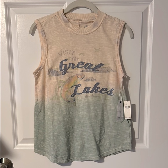 Anthropologie Tops - NWT PILCRO Anthropologie Visit Great Lakes Tank